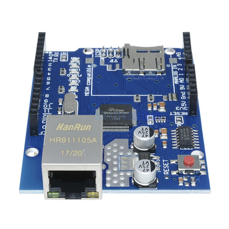 1 Bảng Mạch Mở Rộng Ethernet Shield W5100 Cho Arduino Uno R3 Atmega 328 1280 Mega2560