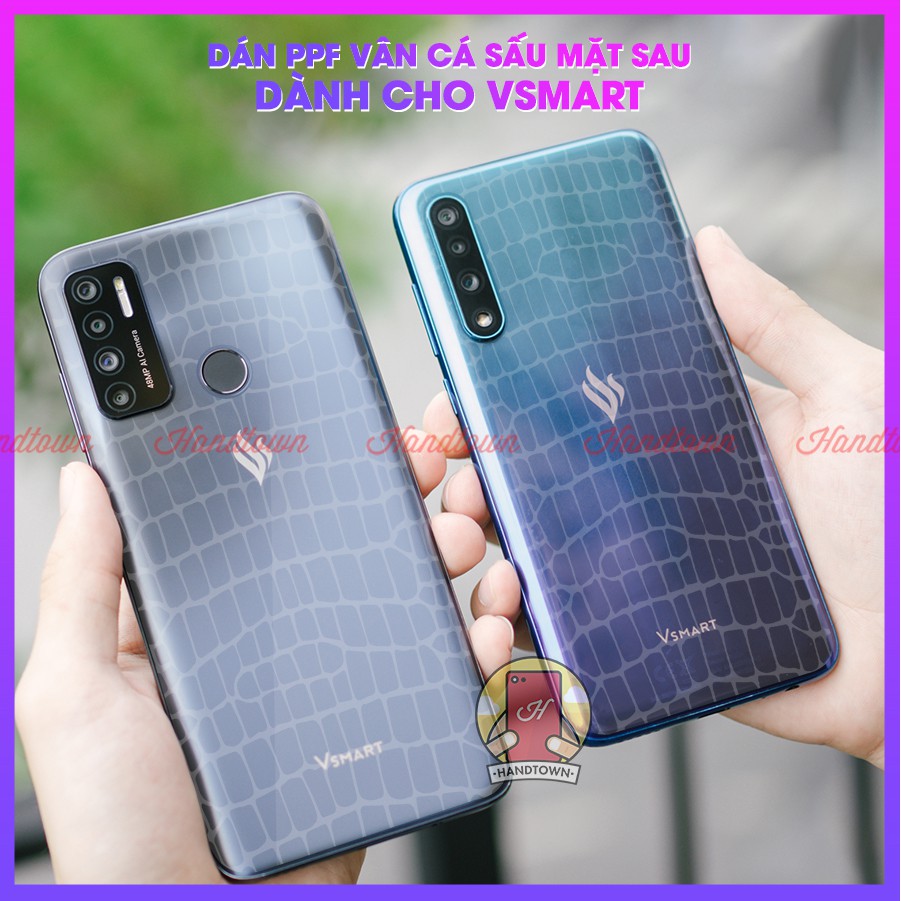 Miếng Dán PPF Vân Cá Sấu Trong Suốt Cường Lực Vsmart Joy 4 JOY 3 Active Live Star 3 Bee 4 Joy 2 Plus Actve 1 1+ Aris Pro