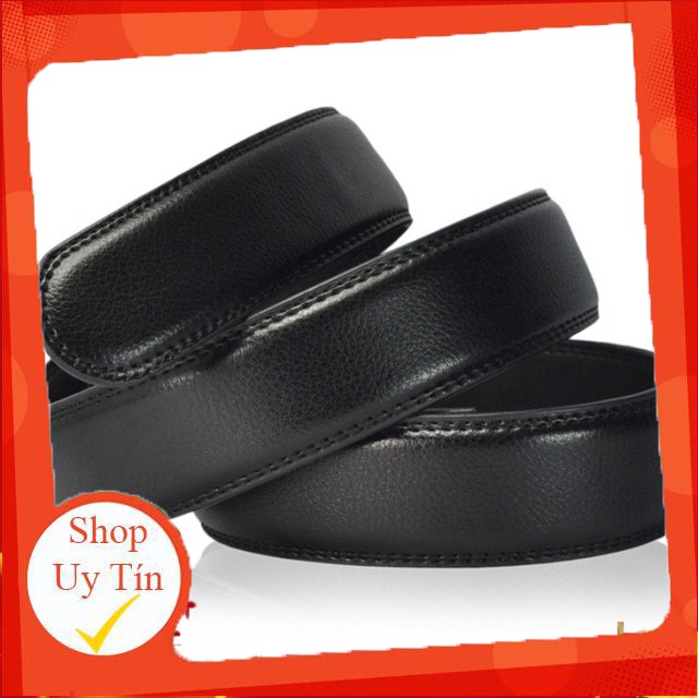 Thắt lưng nam da thật không đầu khóa Anh Tho Leather - Đen -Hàng nhập khẩu