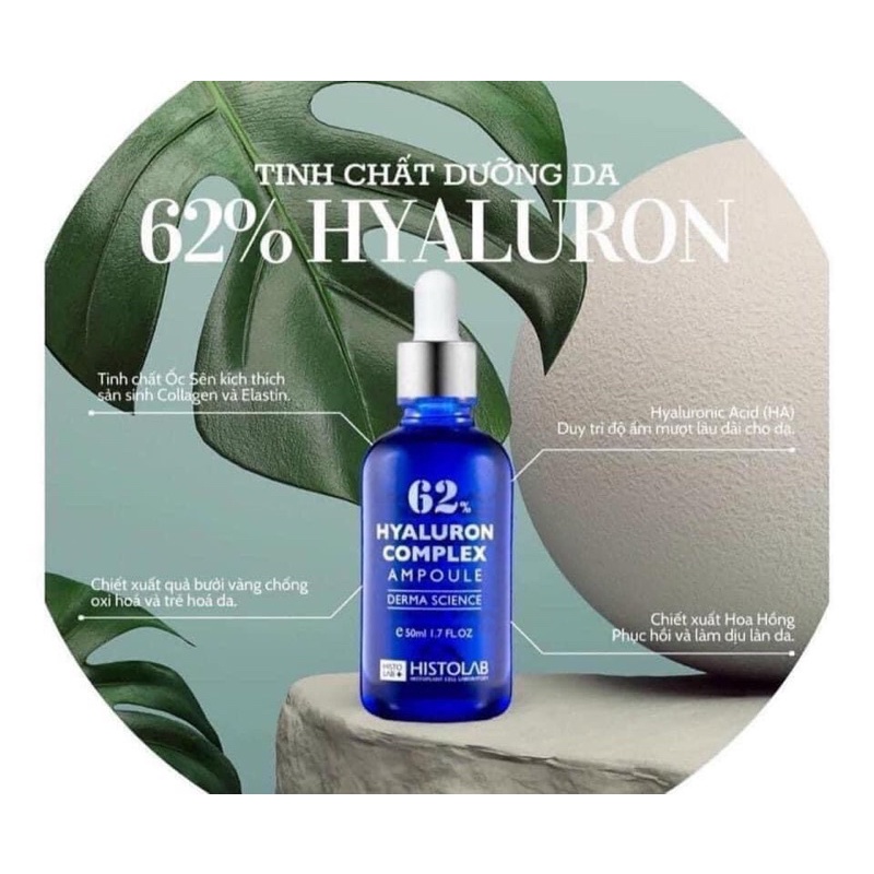 Tinh chất cấp ẩm Histolab 62% Hyaluron Complex Ampoule