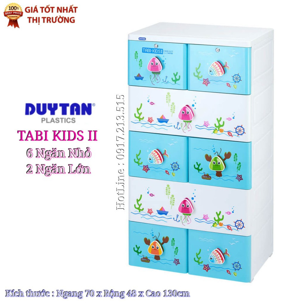 Tủ nhựa duy tân TABI-KIDS II Dương