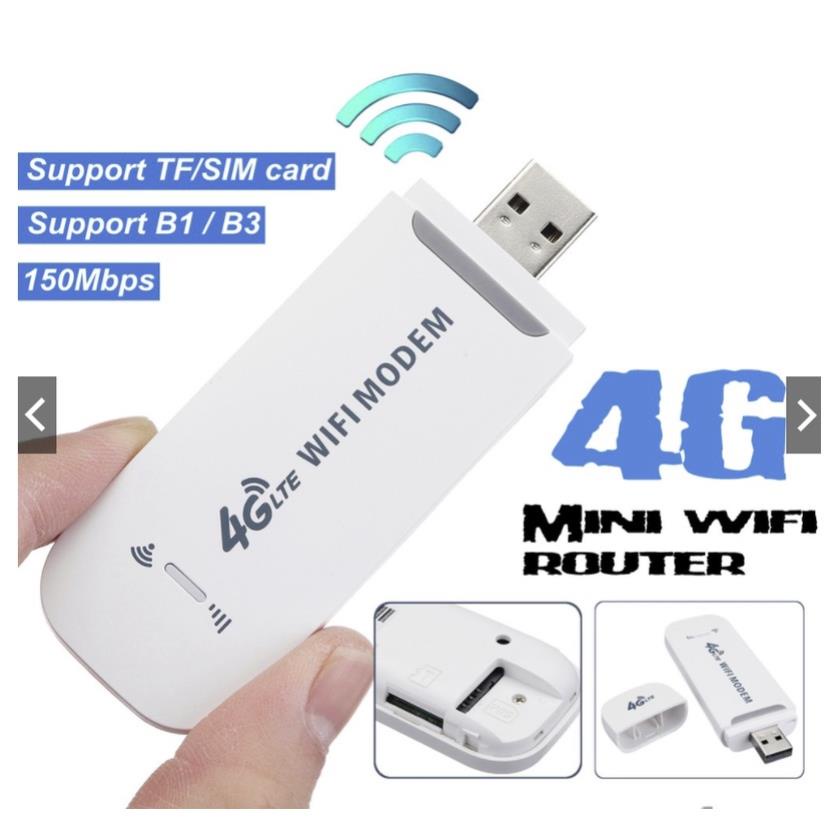 Bộ phát wifi -USB phát wifi từ sim 3g 4g Modem 4G Dongle cực mạnh cho tivi và camera,xe ô tô