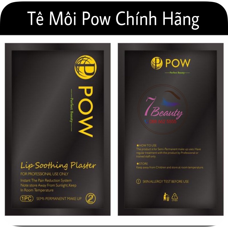 [5 Miếng]Miếng Môi Pow Hàng Chuẩn,Giá Tốt Chuyên Dùng Trong Phun Môi