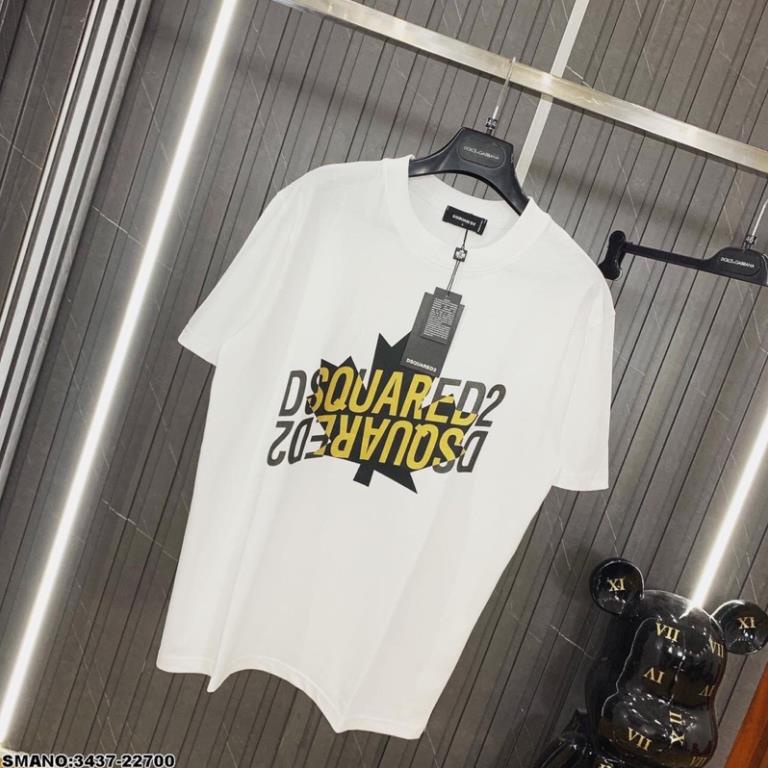 Áo Thun Dsq In Hoạ Tiết Siêu Đẹp - Áo Phông Nam Dsq SPF Cao Cấp