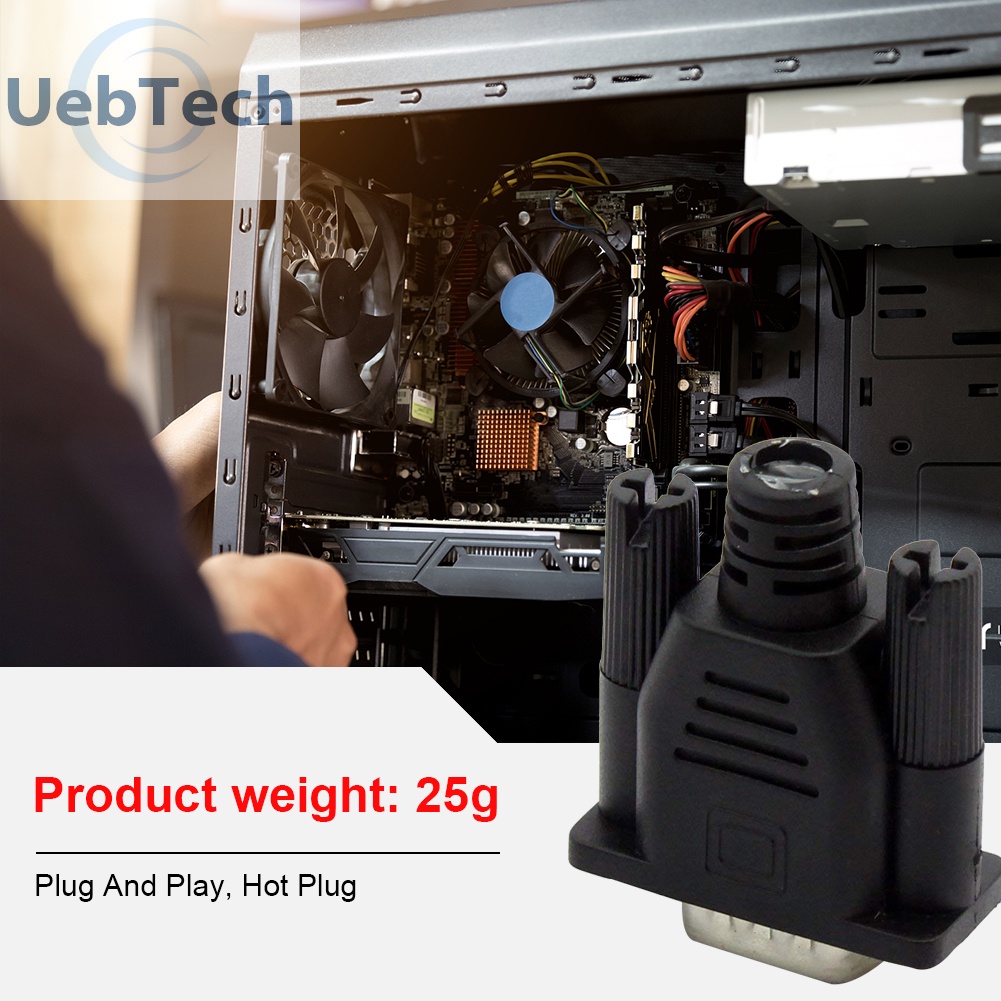 Thiết bị giả lập màn hình không đầu VGA EDID 1080P Uebtech