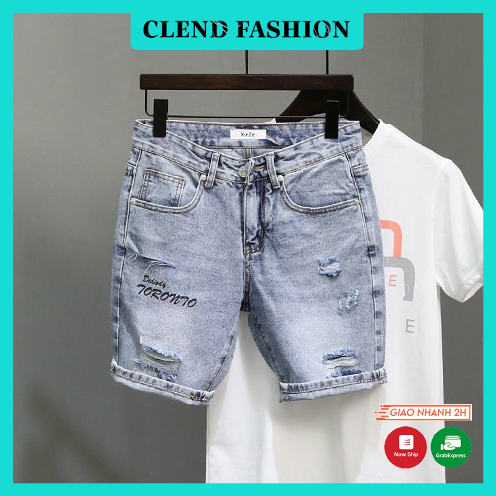 Quần Short , Quần Sọt Jean Nam Clend Fashion Chất Liệu Demin Co giãn Thoáng Mát Thời Trang Cao Cấp QE46 | BigBuy360 - bigbuy360.vn