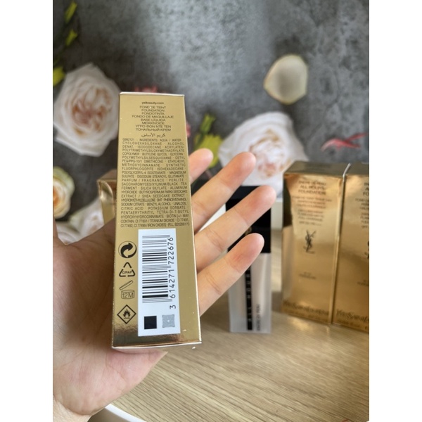 Nền Ysl All Hour Liquid Foundation SPF20 / PA +++Lớp Nền Hoàn Hảo
