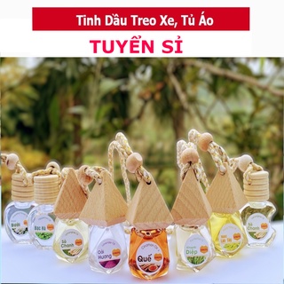 Tinh dầu treo xe ô tô hương quế, bưởi, sả chanh