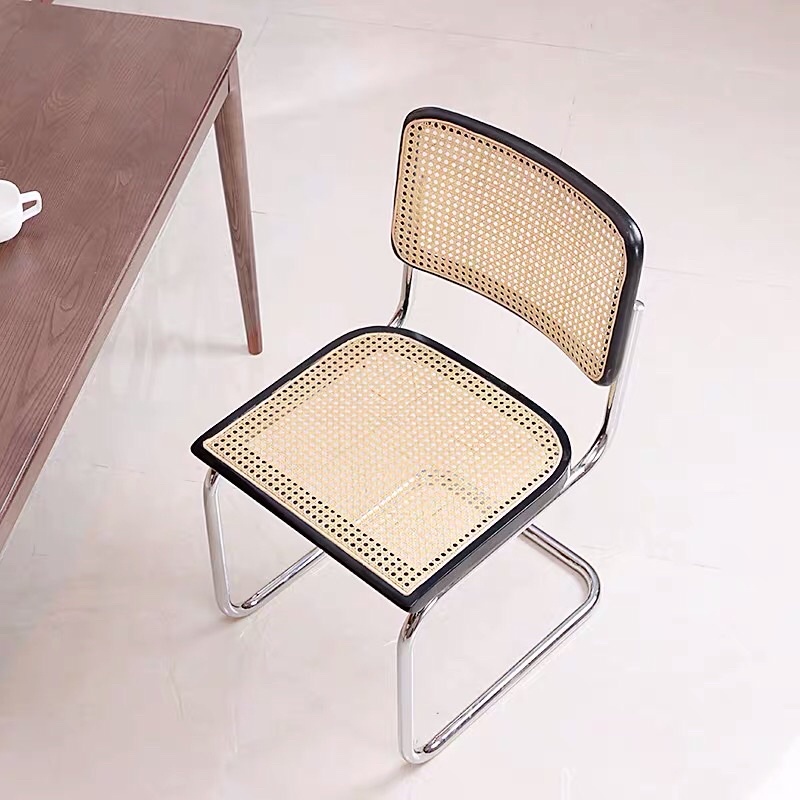 Ghế mây phối inox