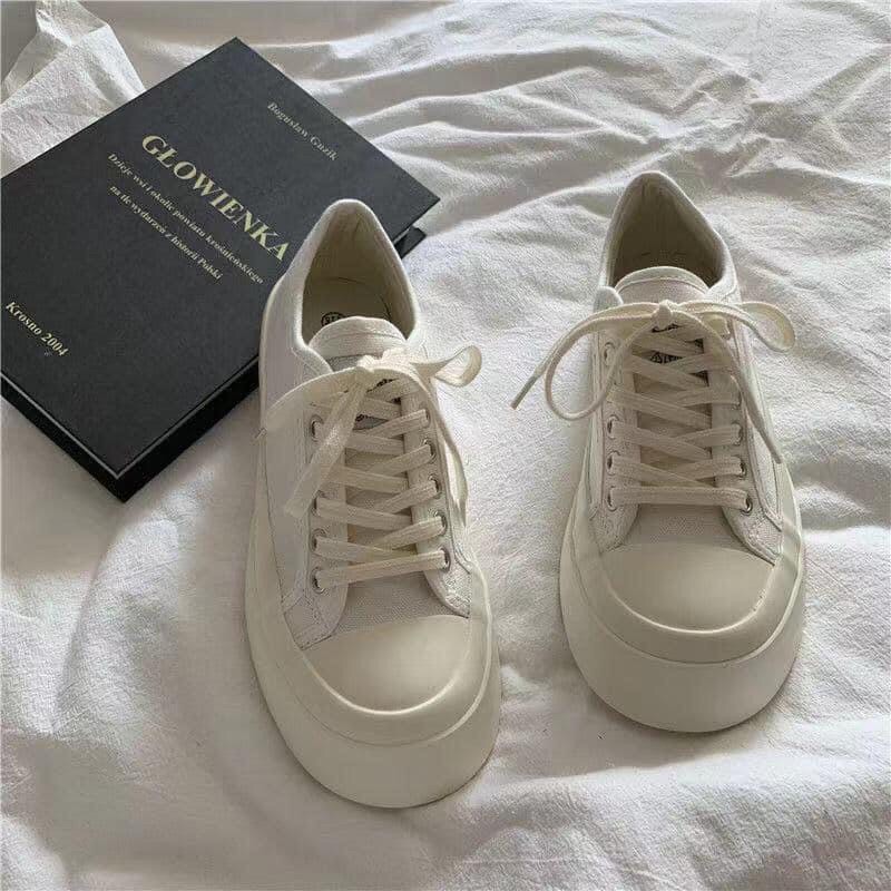 Giày Ulzzang Basic Độn Đế Phong Cách Hàn Quốc , Full size Nam Nữ
