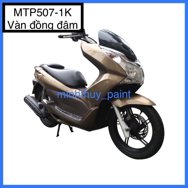 Sơn xe máy Honda PCX màu Vàng đồng đậm MTP507-1K Ultra Motorcycle Colors