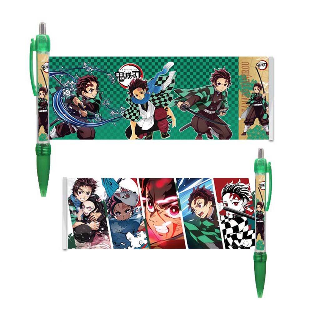 Bút Bi Họa Tiết Hoạt Hình Anime Agatsuma Tanjirou Kimetsu no Yaiba Kamado Nezuko Demon Slayer