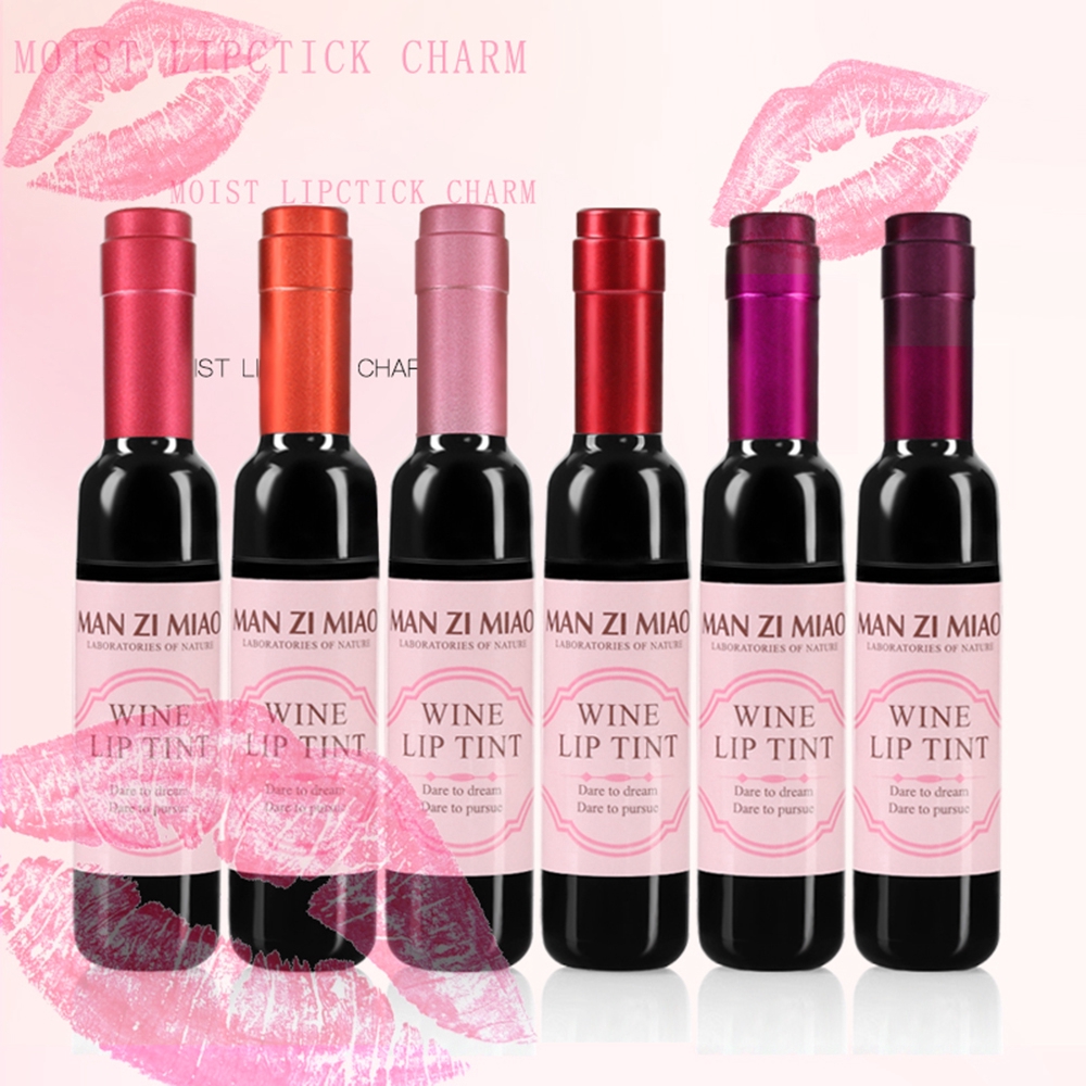 [Hàng mới về] Son kem hình chai rượu Man Zi Miao chống nước quyến rũ cho nữ | BigBuy360 - bigbuy360.vn