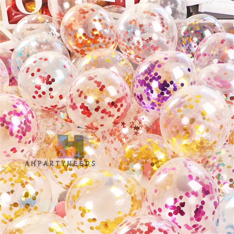 Set 10 Bong Bóng 12Inch Trang Trí Tiệc Cưới/Sinh Nhật Nhiều Màu Sắc Xinh Xắn