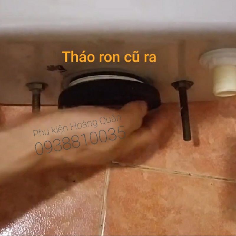 GIOĂNG CAO SU KÉT NƯỚC BỒN CẦU 2 KHỐI - RON XỐP 3 TẦNG DẦY