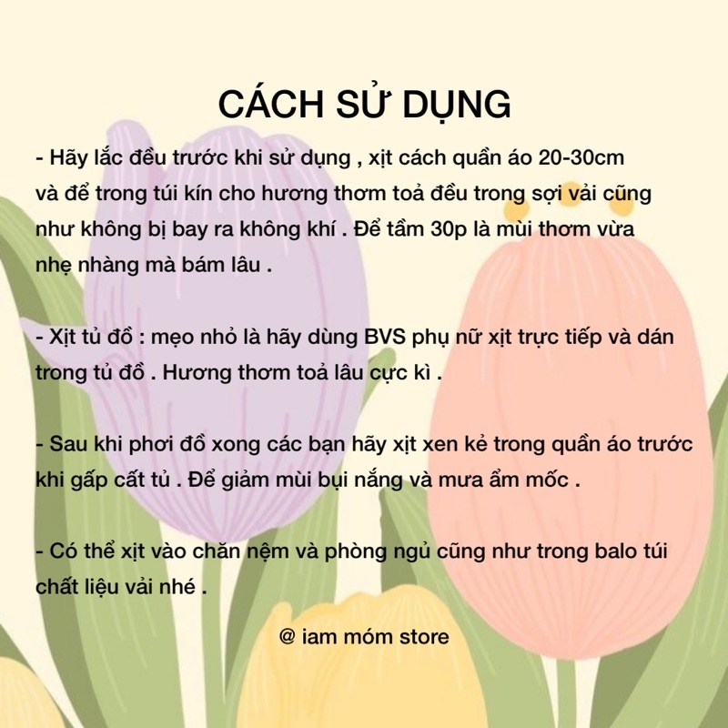 NƯỚC XỊT THƠM QUẦN ÁO NHÀ MÓM