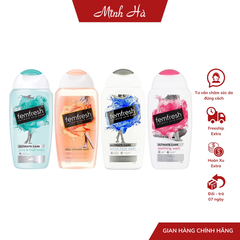 Dung dịch vệ sinh Femfresh Daily Intimate Wash 250ml - Minh Hà Official