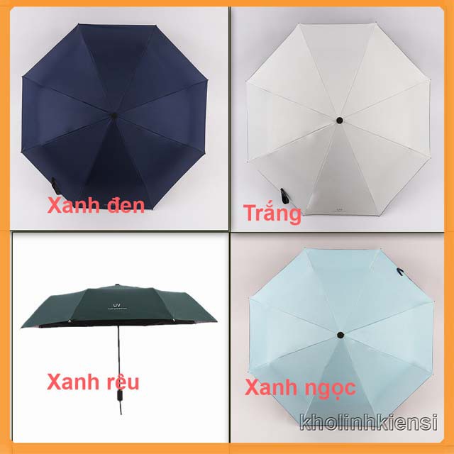 Ô dù che nắng mưa cầm tay colorfull (nhiều màu), chống tác hại tia UV tốt - 1301