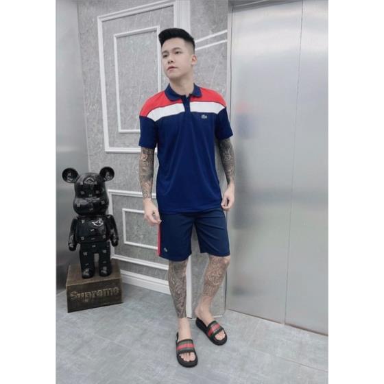 Bộ quần áo nam LACOSTE phối màu cực đỉnh , bộ đồ nam hot hit