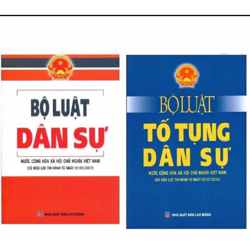 Combo Sách - Bộ Luật Dân Sự Và Bộ Luật Tố Tụng Dân Sự (tái bản)
