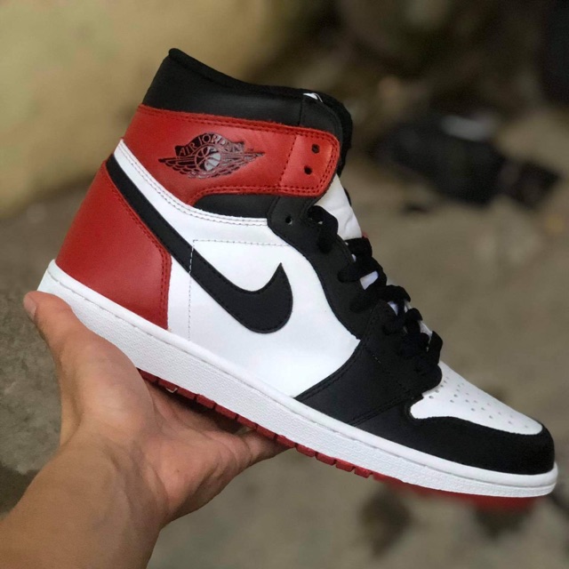 Giày JD 1 black toe chuẩn 1:1  ảnh tự chụp