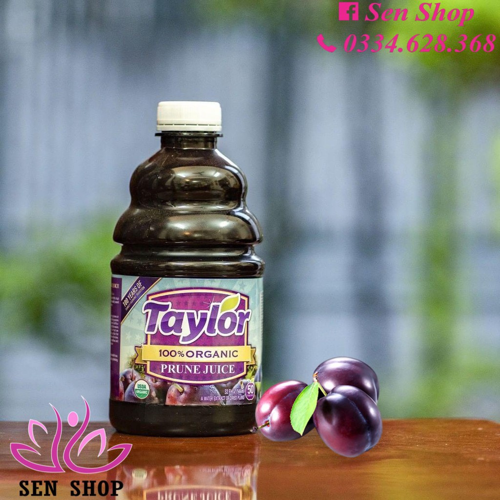 NƯỚC ÉP MẬN HỮU CƠ TAYLOR - 946ml