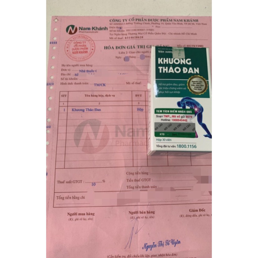 KHƯƠNG THẢO ĐAN (Hộp 30v) - Nhà thuốc Amipharma