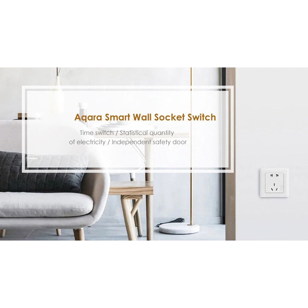 Ổ điện âm tường thông minh Xiaomi Aqara smart wall socket