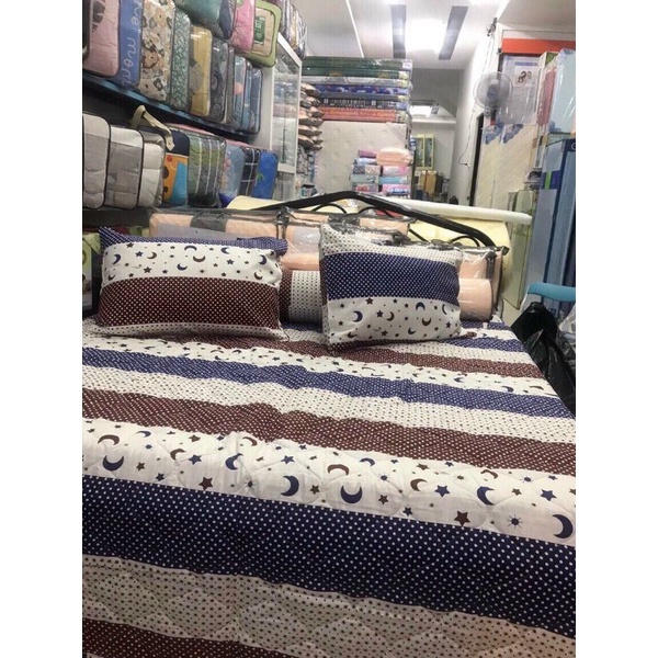 Bộ ga Cotton Thắng lợi [GIÁ GỐC] đủ size, đủ màu sắc 4 món | BigBuy360 - bigbuy360.vn