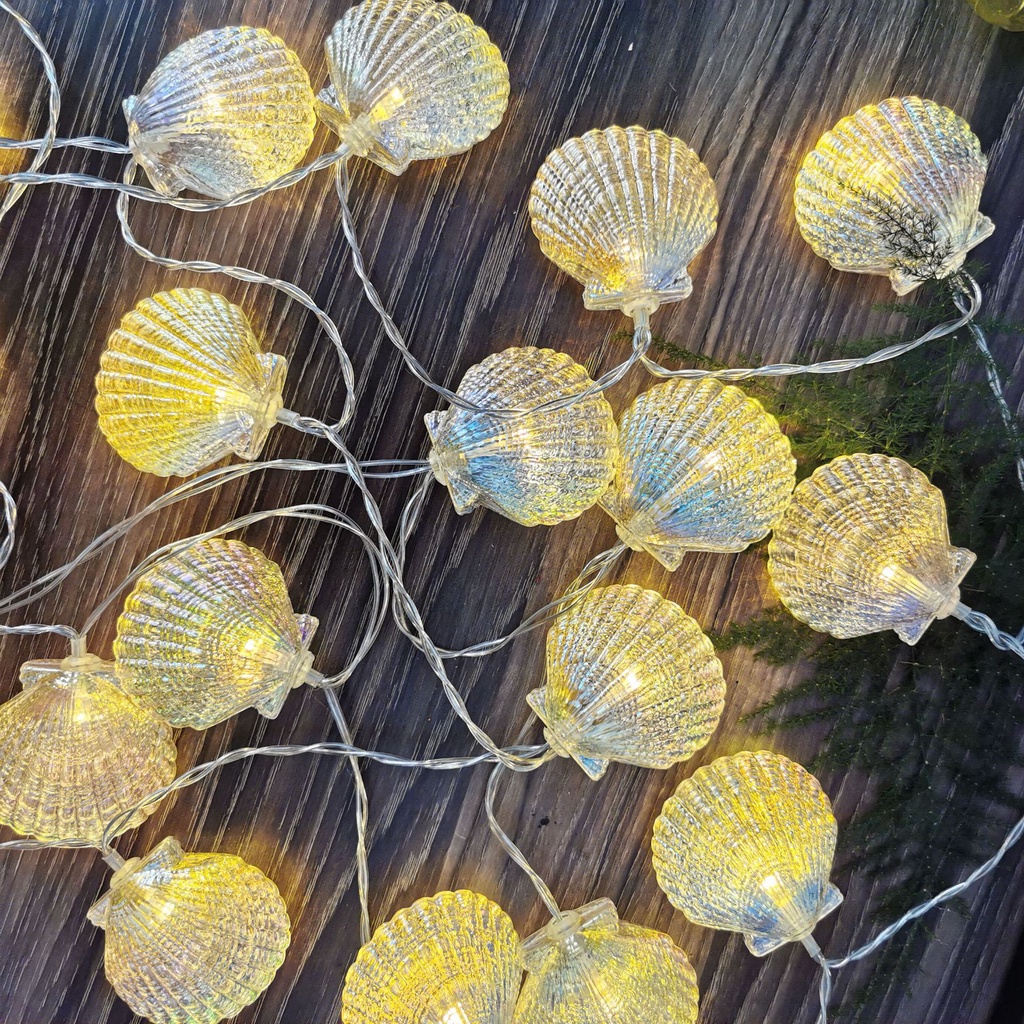 Dây Đèn Led Trang Trí Nhà Tắm Chạy Pin Chủ Đề Bãi Biển