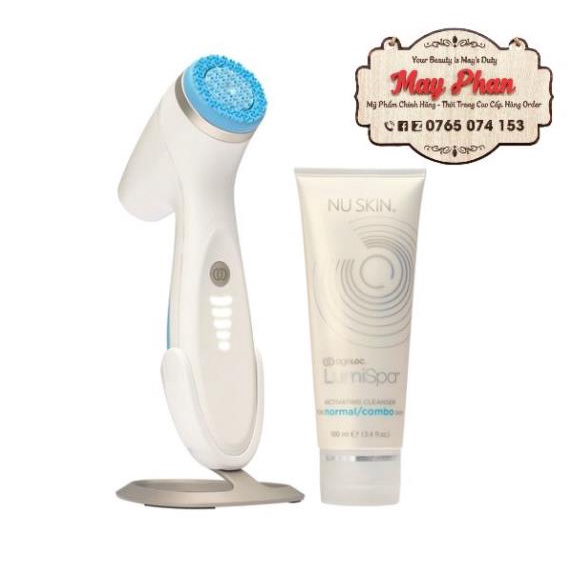 Máy Rửa Mặt Lumispa Nuskin + Sữa rửa mặt BẢO HÀNH 2 NĂM
