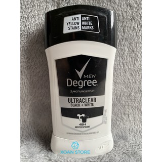 [USA] Lăn sáp khử mùi nam Degree men 76g - Black & White UtralClear