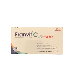 Viên uống FRANVIT C 500 – Hộp 5 vỉ x 10 viên