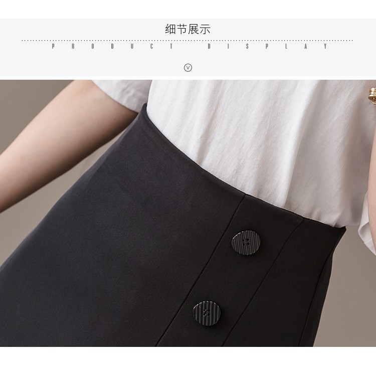 Chân váy xinh qua gối phối cúc CV12 RumHana | BigBuy360 - bigbuy360.vn