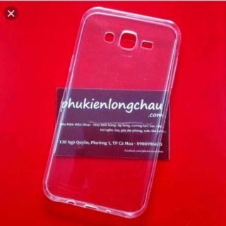Ốp lưng dẻo Galaxy J7 2015 Mỏng trong suốt