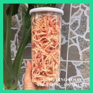 [ 1 Hủ ] Khô Mực Sợi Hấp Nước Dừa 300g , ăn vặt - DING DING FOOD