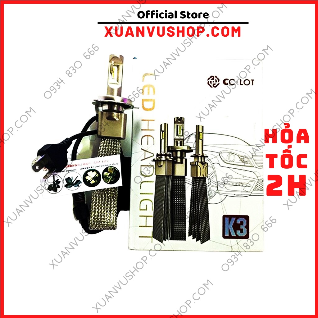 Đèn led xe máy Đèn pha trợ sáng ô tô xe hơi CREE K3 LEDT2 2022 siêu sáng Ultinon Essential Gen 3 BH 12T XUANVUSHOP