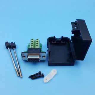 Đầu Nối D-Sub Db9 Female 9pin Màu Đen