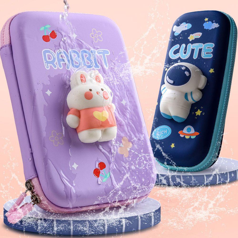 Hộp Đựng Bút EVA Chống Nước Họa Tiết Vũ Trụ 3D Dễ Thương