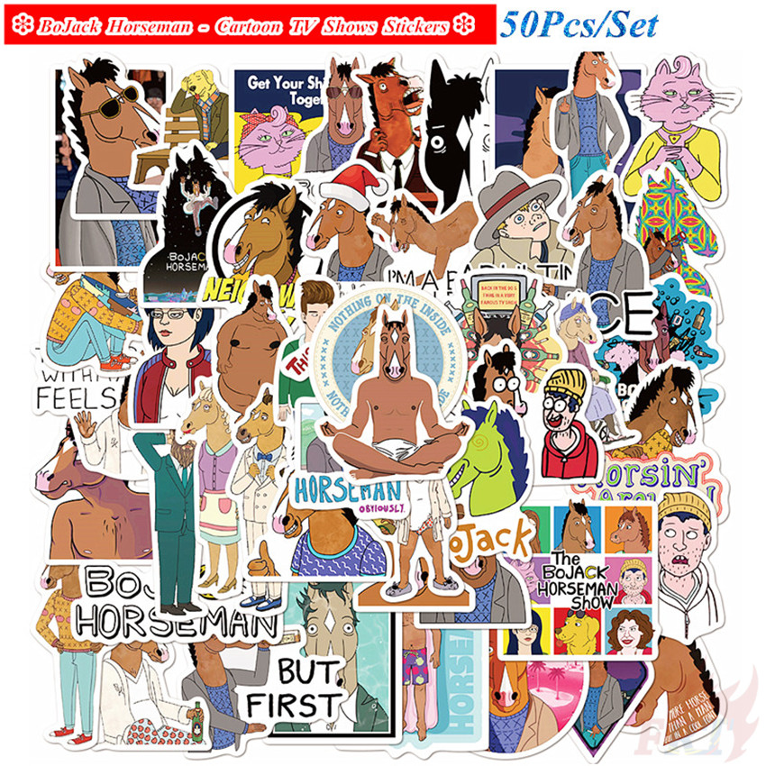 ❉ BoJack Horseman Series 01 Stickers ❉ 50Pcs/Set DIY Fashion Waterproof Decals Doodle Stickers