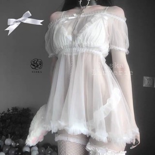 Đầm ôm không tay phối ren eo D156