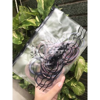 Set 100 dây buộc tóc có túi zip SC07