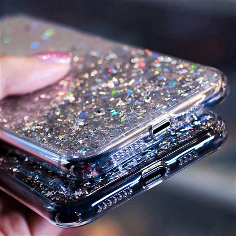 Ốp lưng TPU Bầu trời đầy sao tỏa sáng vỏ điện thoại Cho Realme 7 7i 6 6i 5 5i Pro XT Chống Sock Chống Trầy Chống vết dầu