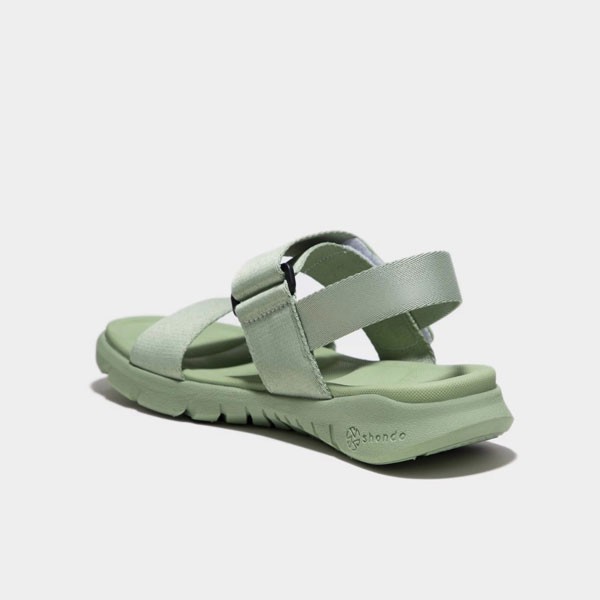 Sandal Shondo Quai Ngang F6 sport xanh bơ F6N007