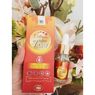 Serum Collagen Saffron 7day Olic -dưỡng ẩm cho da, giúp da trắng sáng, xoá mờ nếp nhăn
