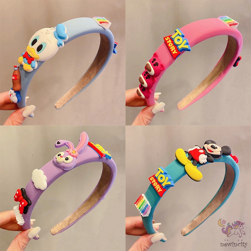 Cài tóc chống trượt thiết kế hình hoạt hình vui nhộn phong cách Hàn Quốc dành cho trẻ nhỏ