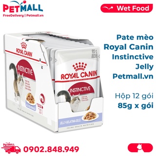 Pate mèo Royal Canin Instinctive Jelly 85g - Hộp 12 gói Petmall