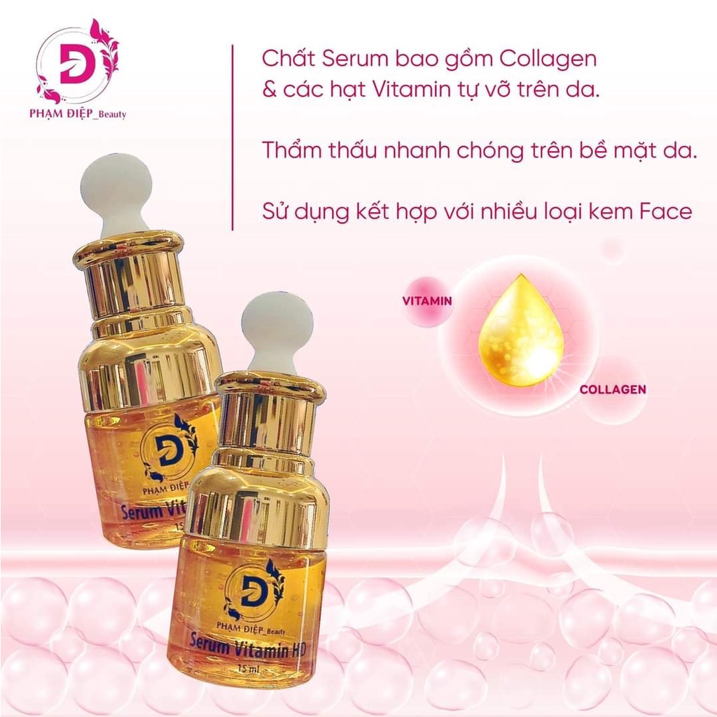 Serum Vitamin HD Phạm Điệp Giúp Da Căng Bóng, Trẻ Hóa Da