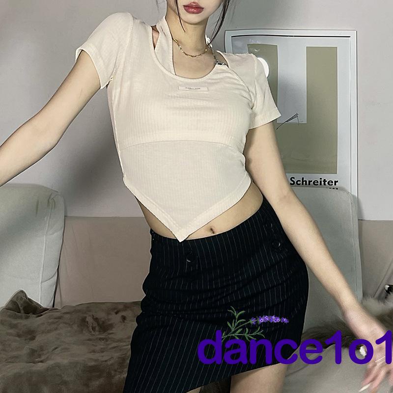 ❥Ez❀Áo Thun Tay Ngắn In Chữ Thời Trang Cho Nữ