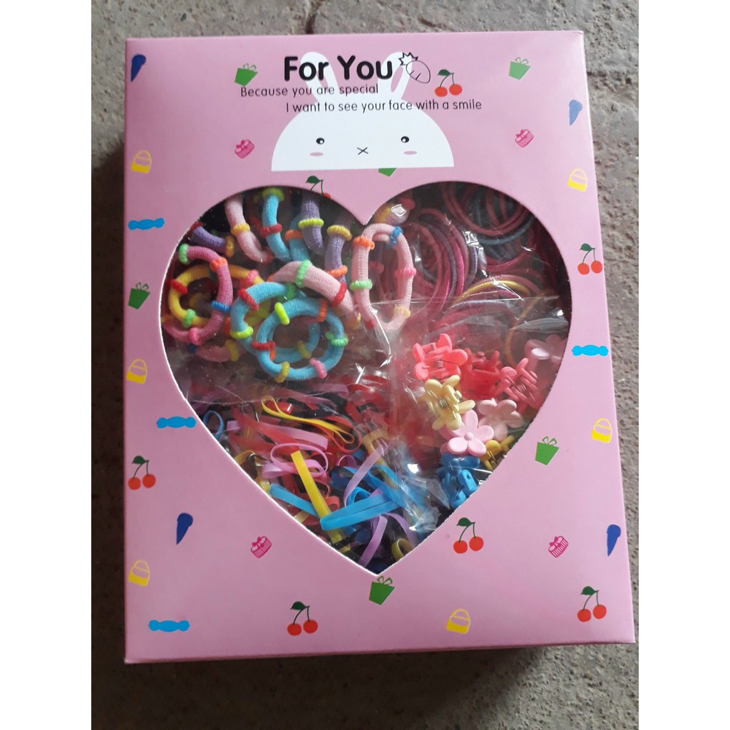 Set Dây Buộc Tóc 780 Chi Tiết Cho Bé